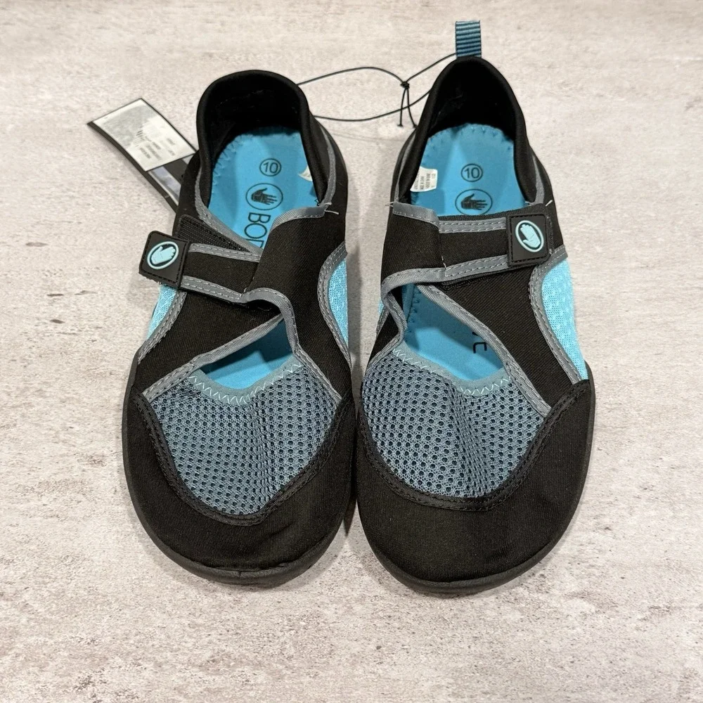 Body Glove Namaste Water Shoes for Women Black/Gulf Stream Size 10 Beach NWT